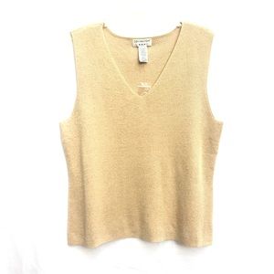 Like New XL Covington Short Sleeve V Neck Tank Top Sleeveless Women’s Formal